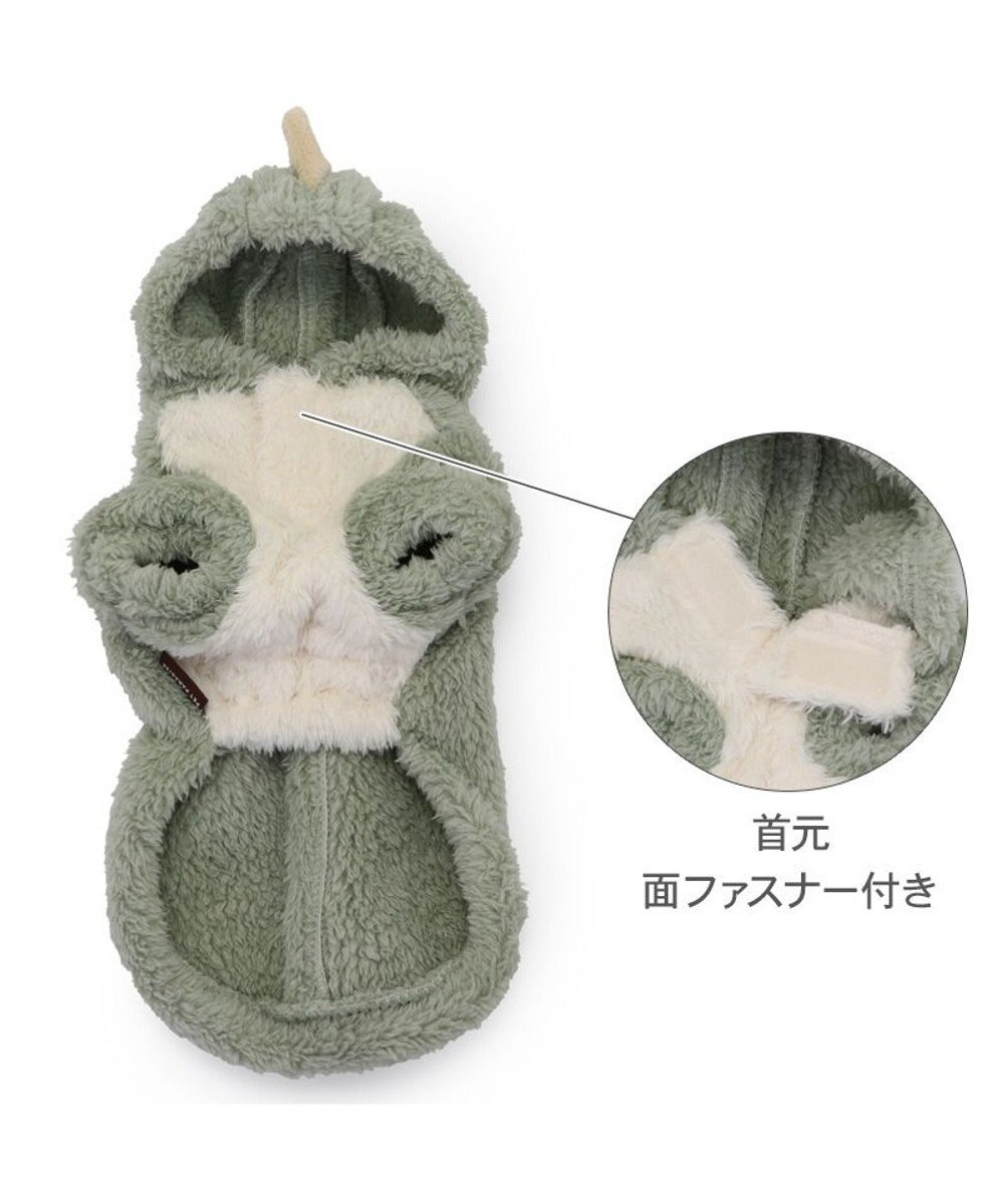 PET PARADISE ペットパラダイス 恐竜もこボアパーカー  中型犬 大型犬 