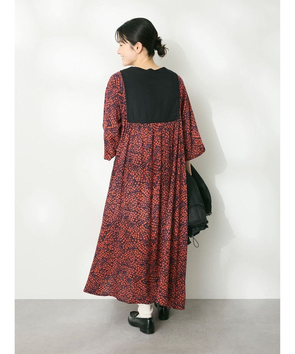 CRAFT STANDARD BOUTIQUE レーヨンキルト切替ワンピース 