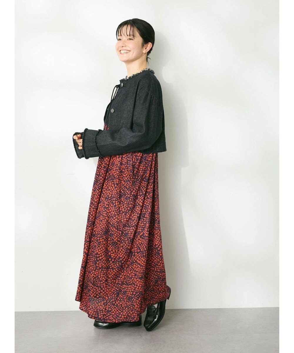 CRAFT STANDARD BOUTIQUE レーヨンキルト切替ワンピース 