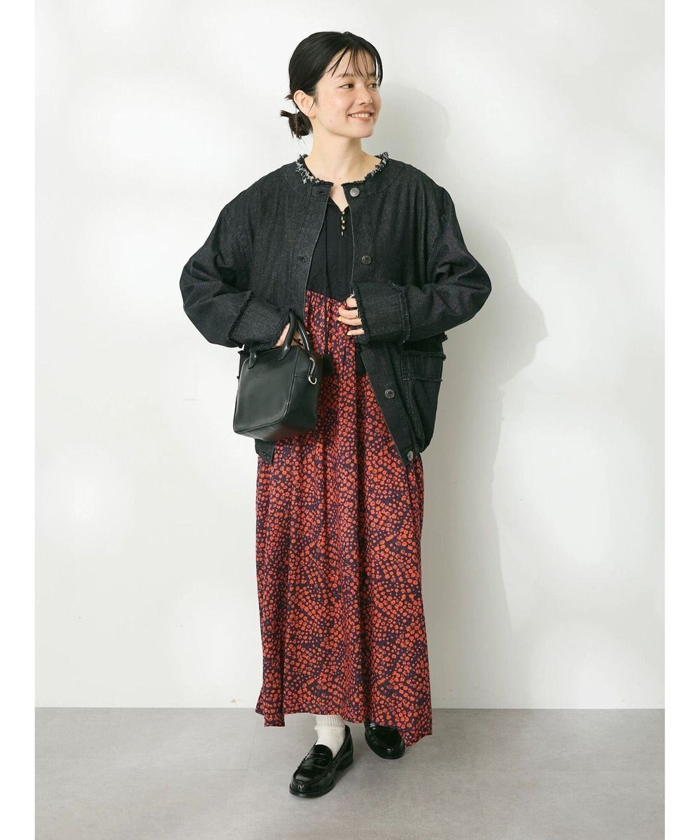 CRAFT STANDARD BOUTIQUE レーヨンキルト切替ワンピース 