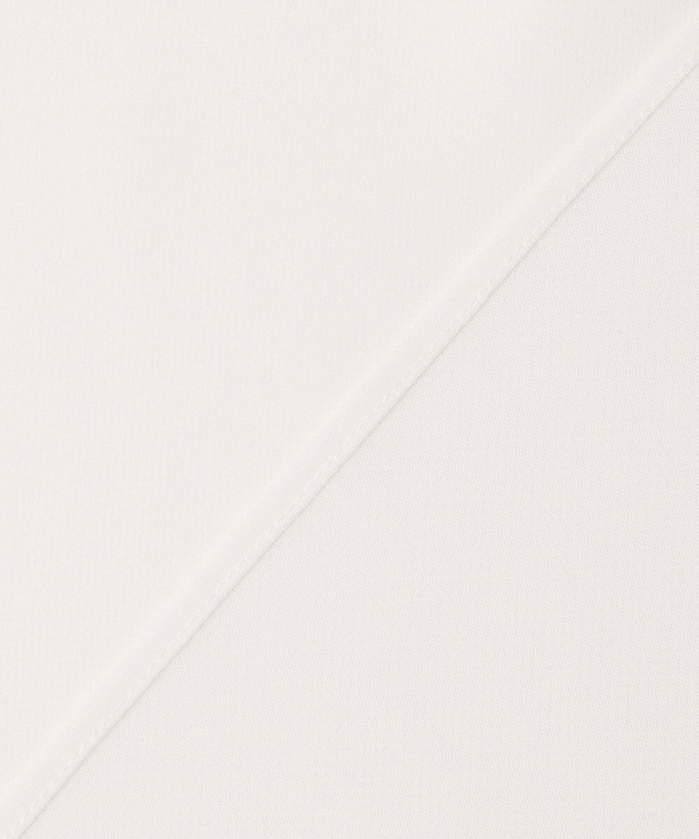 ICB L 【先行予約】 BackSatinAmunzen  異素材デザイン シャツブラウス 