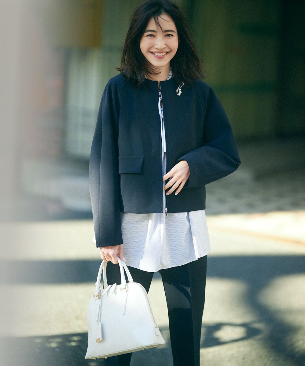 23区 サブバッグ付き 2WAYラウンド トートバッグ 