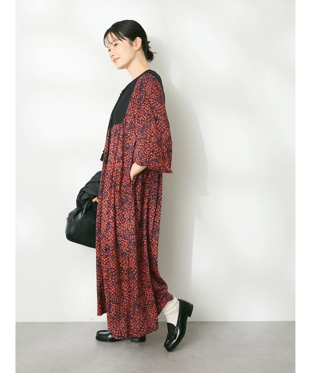 CRAFT STANDARD BOUTIQUE レーヨンキルト切替ワンピース 