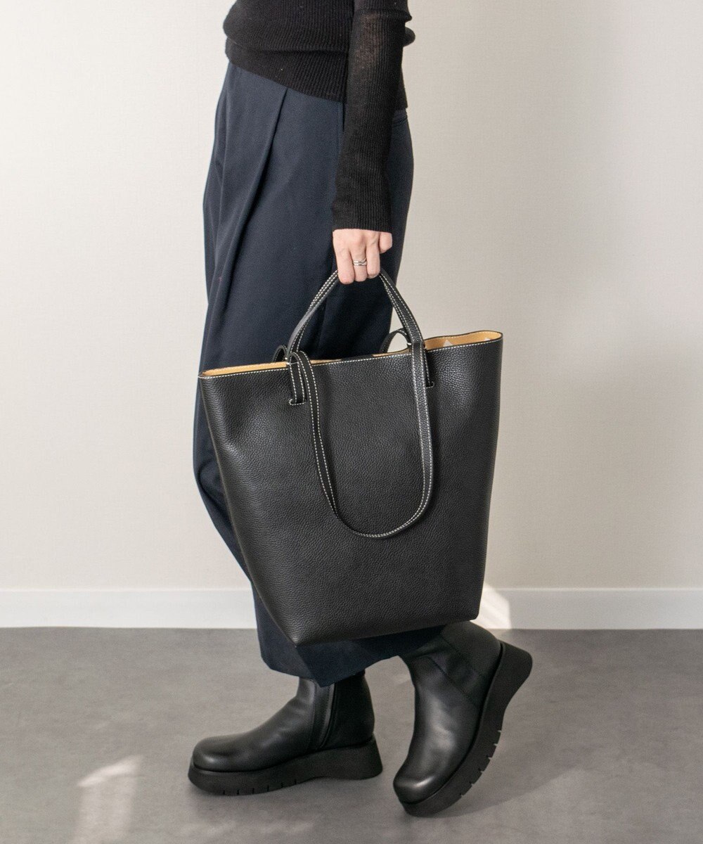 INTER-CHAUSSURES 【ANDREA CARDONE】シュリンクレザートート 