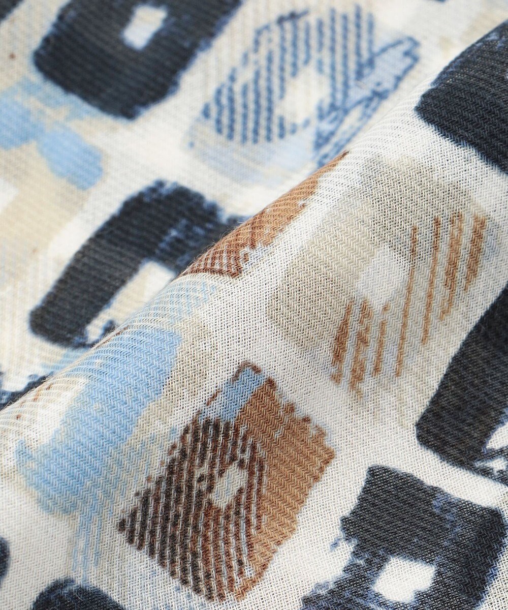 JOSEPH ABBOUD 【V.FRAAS】ビンテージジオメトリック ストール 