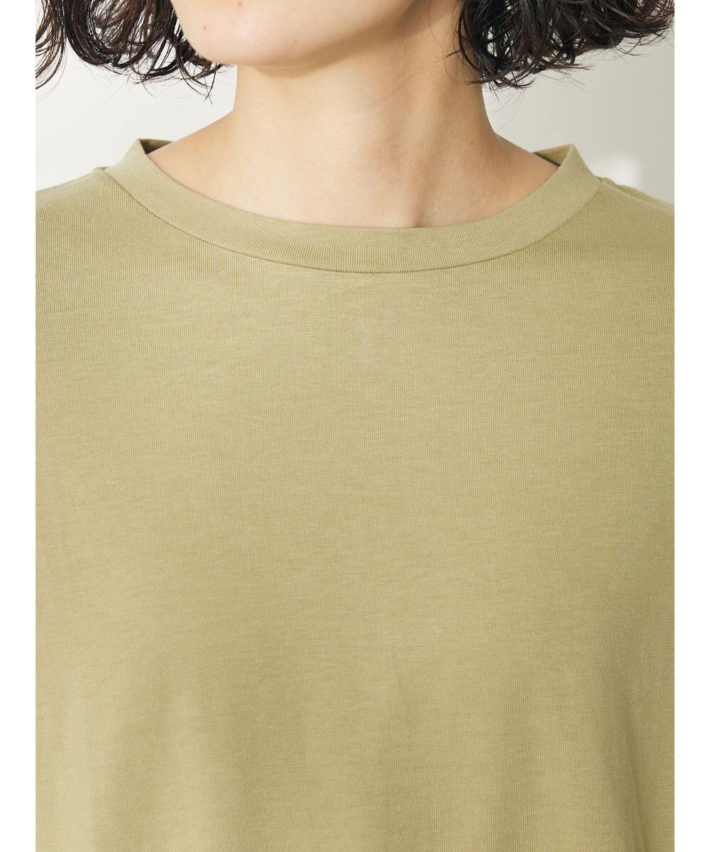 CRAFT STANDARD BOUTIQUE シルケット天竺　フロントギャザーＢＩＧ　Ｔｅｅ　Ｌ／Ｓ 