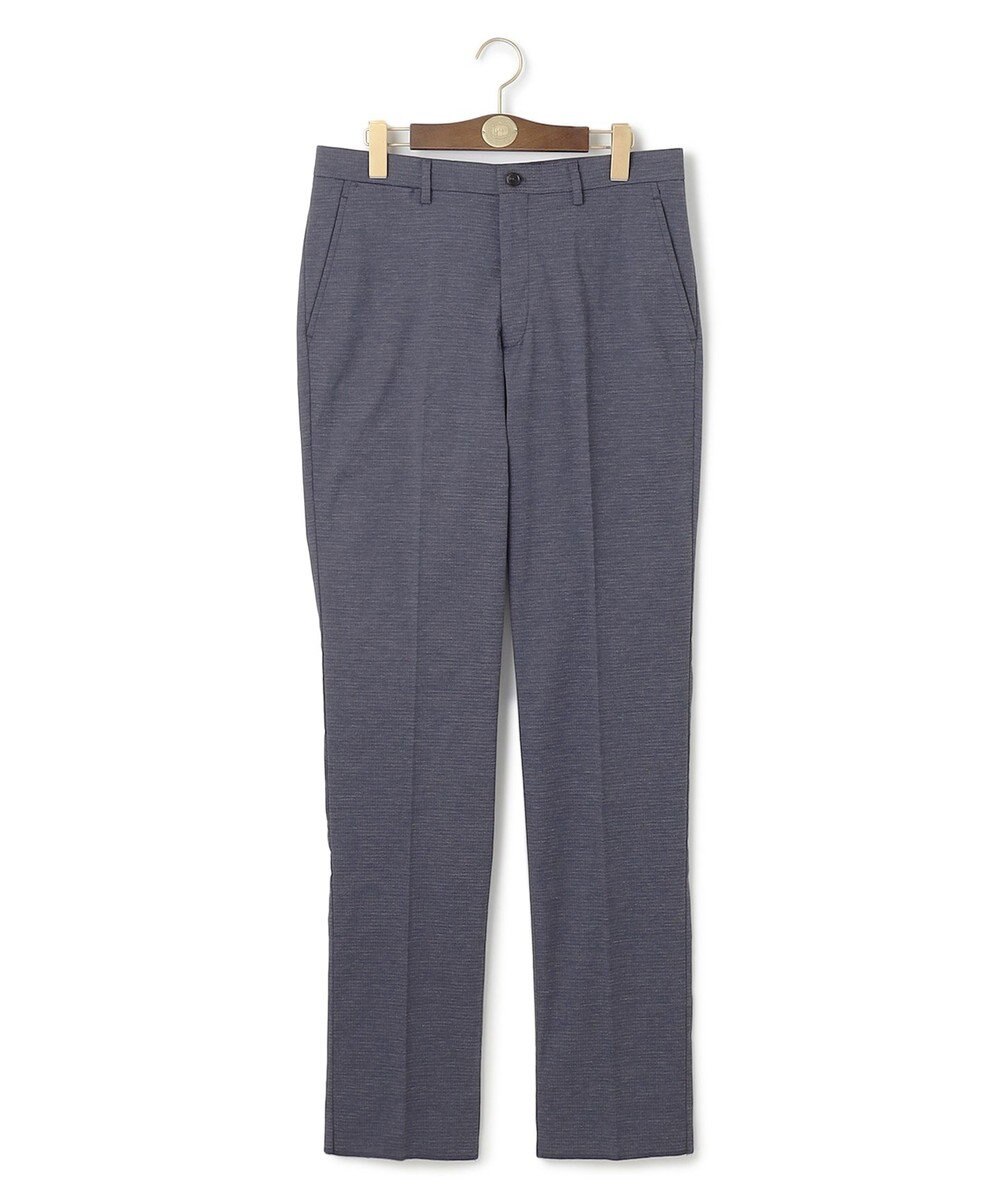 J.PRESS MEN 【ストレッチ】シャドウ千鳥ストレッチ ステムテーパードパンツ 