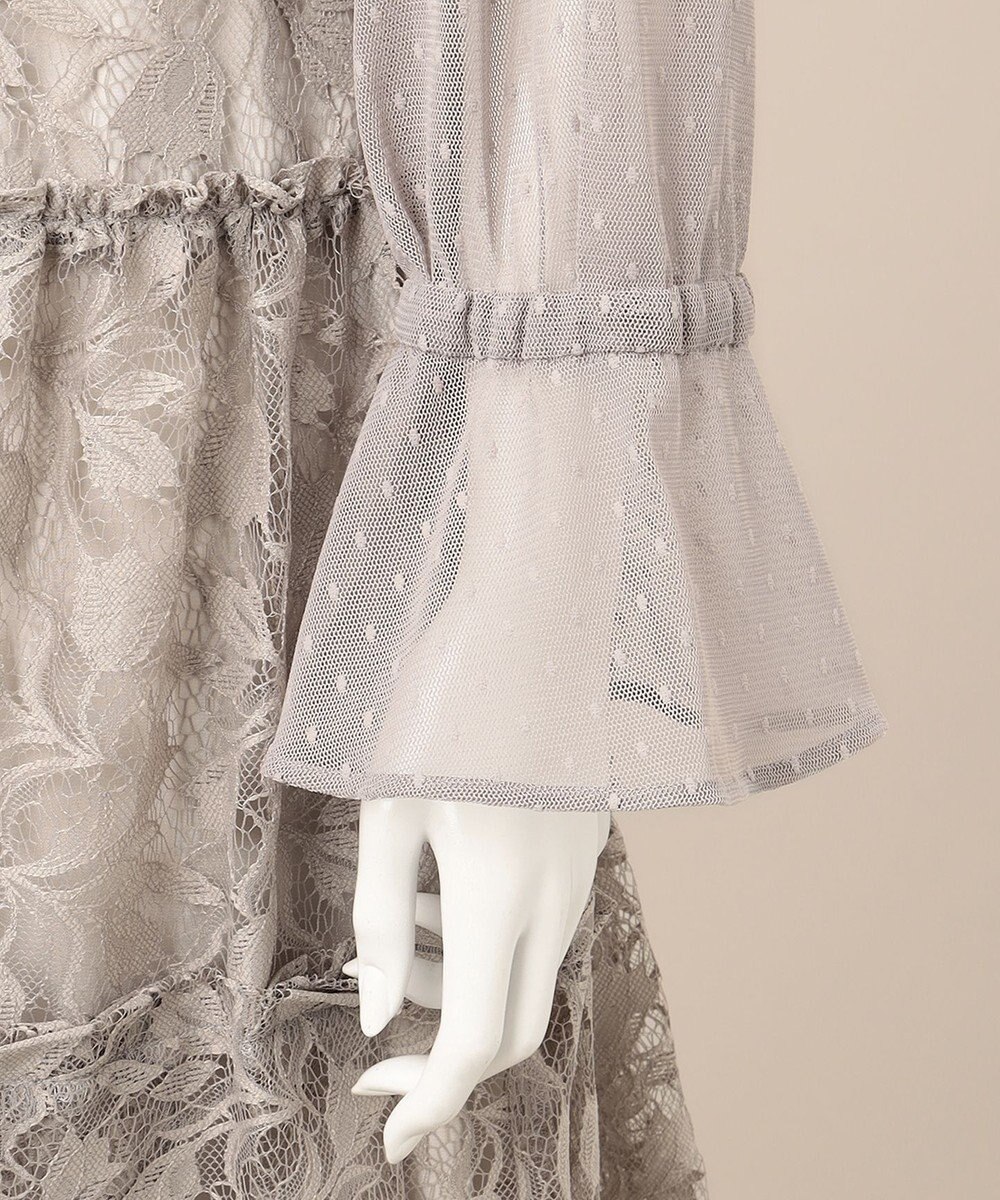 23区 【APPLAUDIR】レース 切替 ドレス 