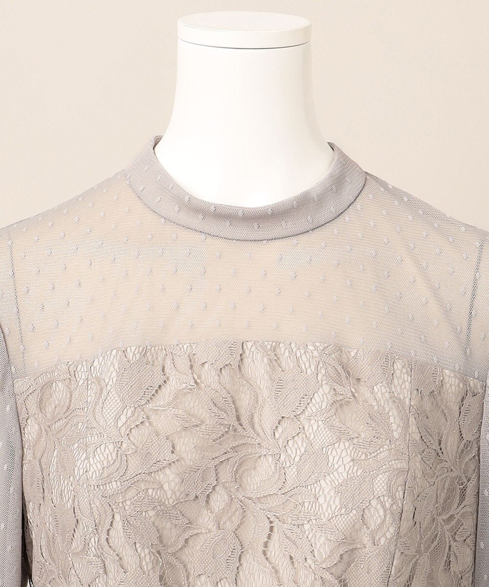 23区 【APPLAUDIR】レース 切替 ドレス 