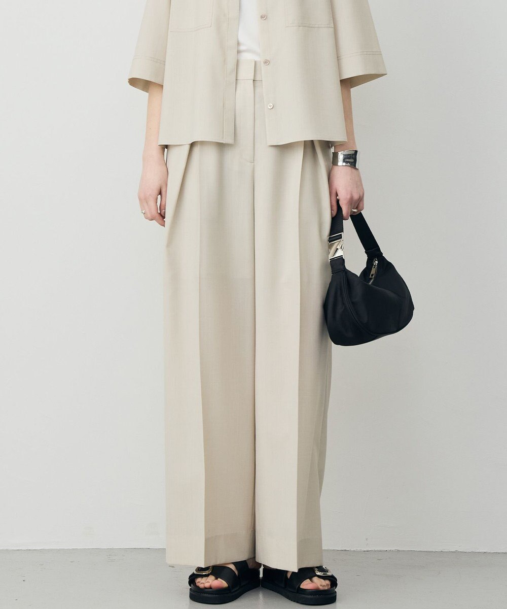 ICB L 【先行予約】ドライクールトロ クロスタックワイドパンツ 