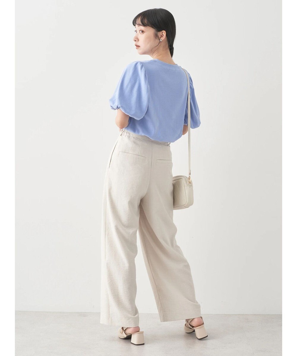 earth music&ecology パフスリーブプルオーバー 