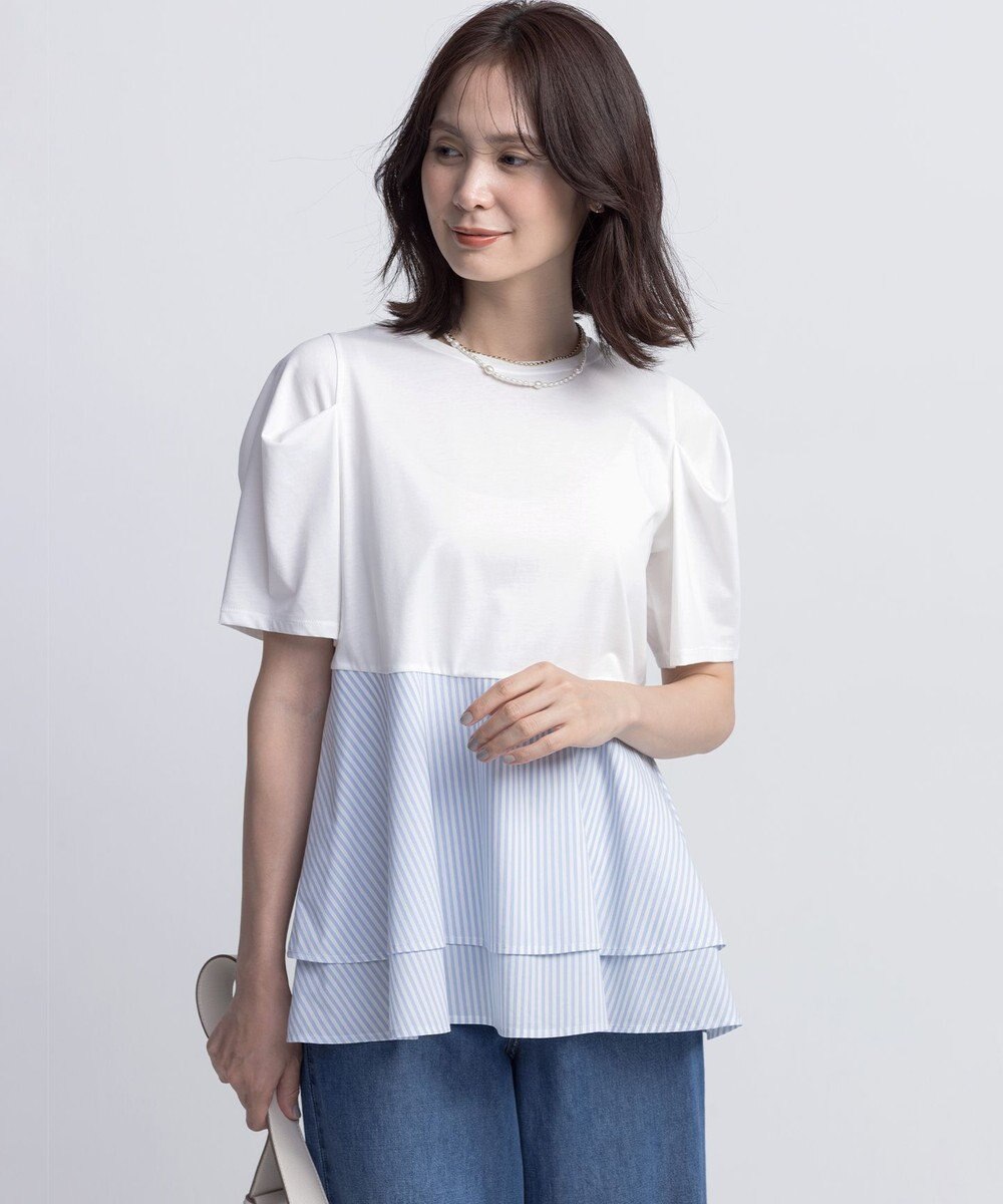 組曲 L シャツコンビティアード カットソー 