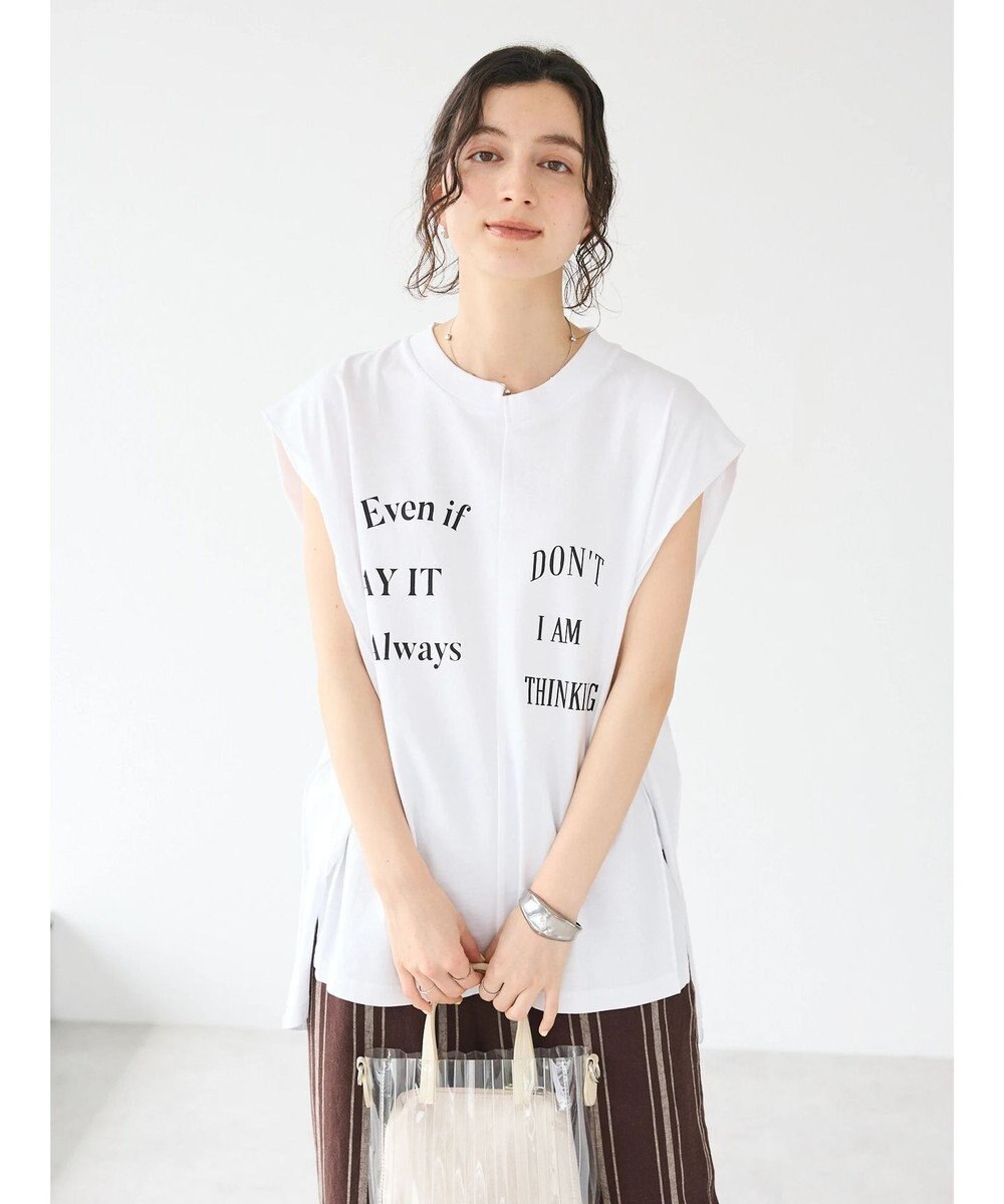 CRAFT STANDARD BOUTIQUE リメイクロゴノースリーブTee 