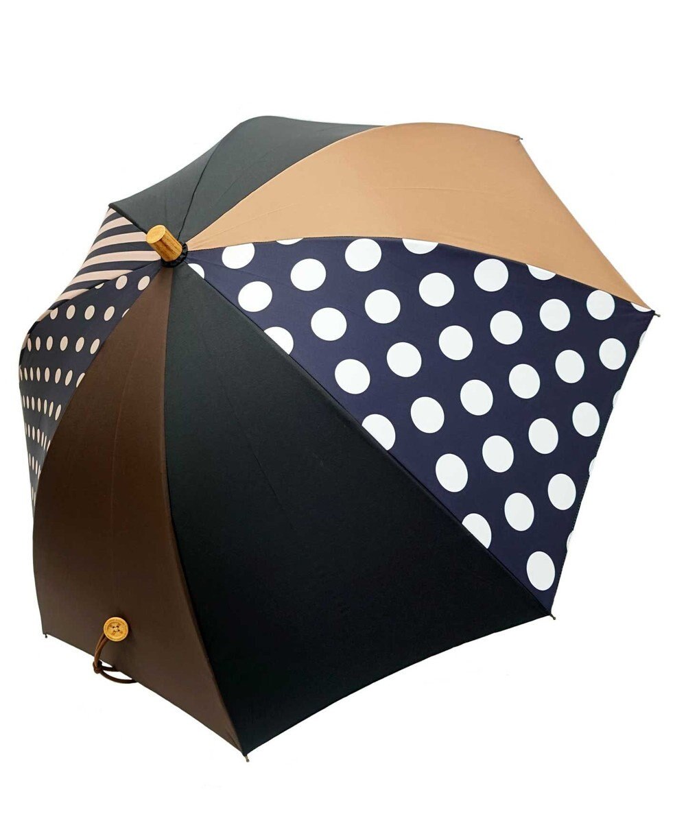 +RING 【UVカット95%以上】【UPF50＋】プラスリング レディース向け 晴雨兼用（長ショート） BRN T1332 