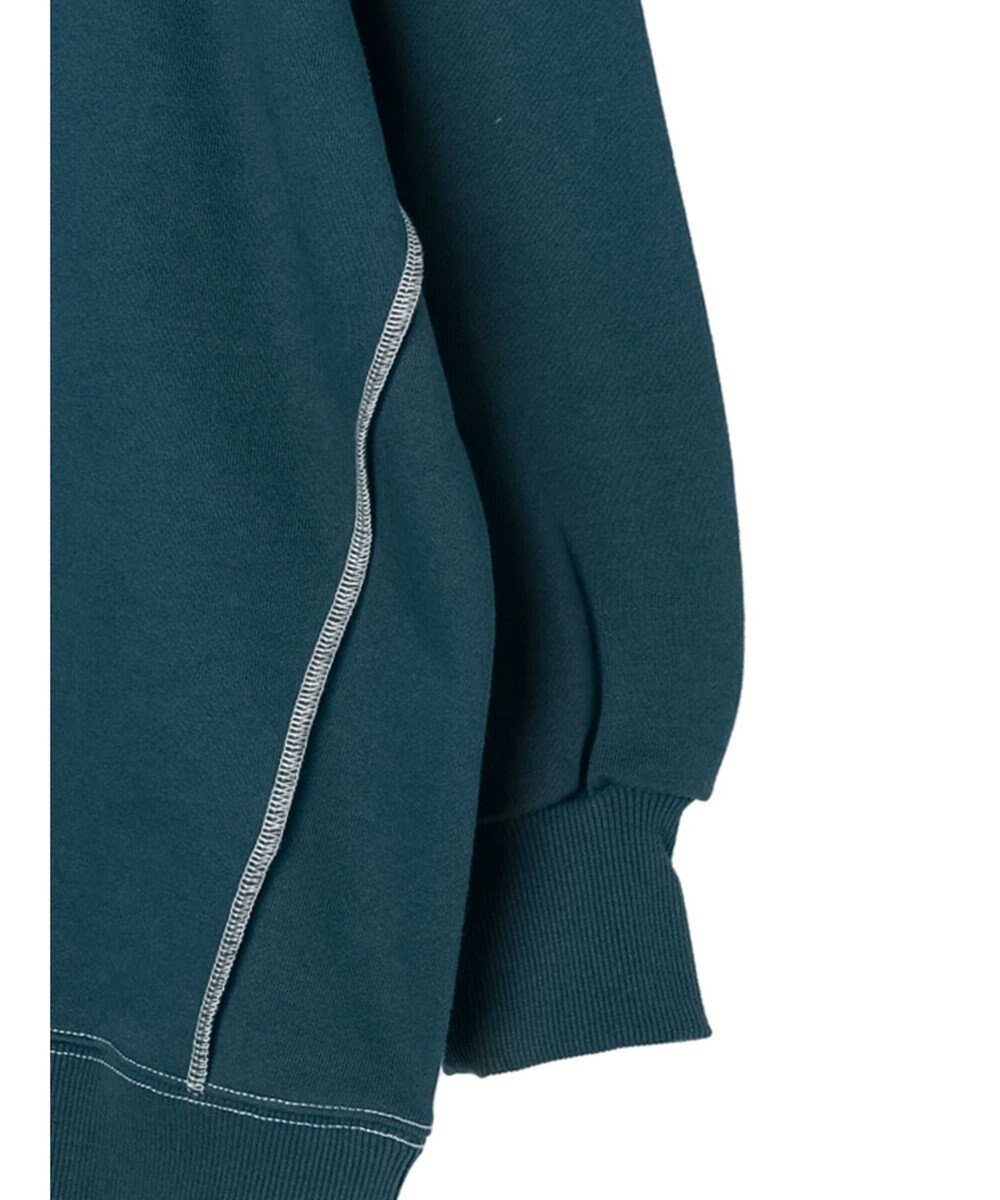 earth music&ecology 配色ルーズスウェット 