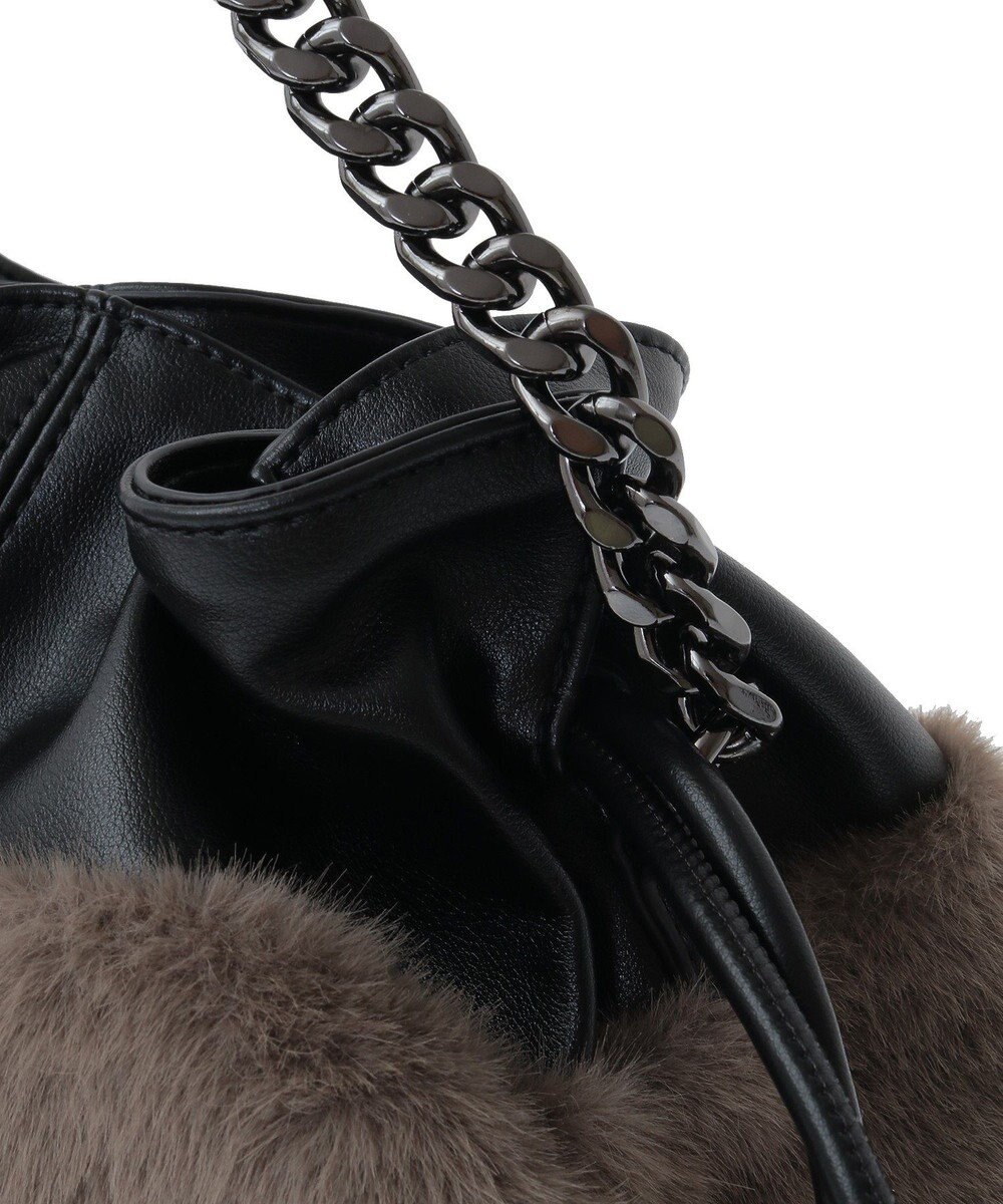 YECCA VECCA 2wayチェーンギャザーバッグ 