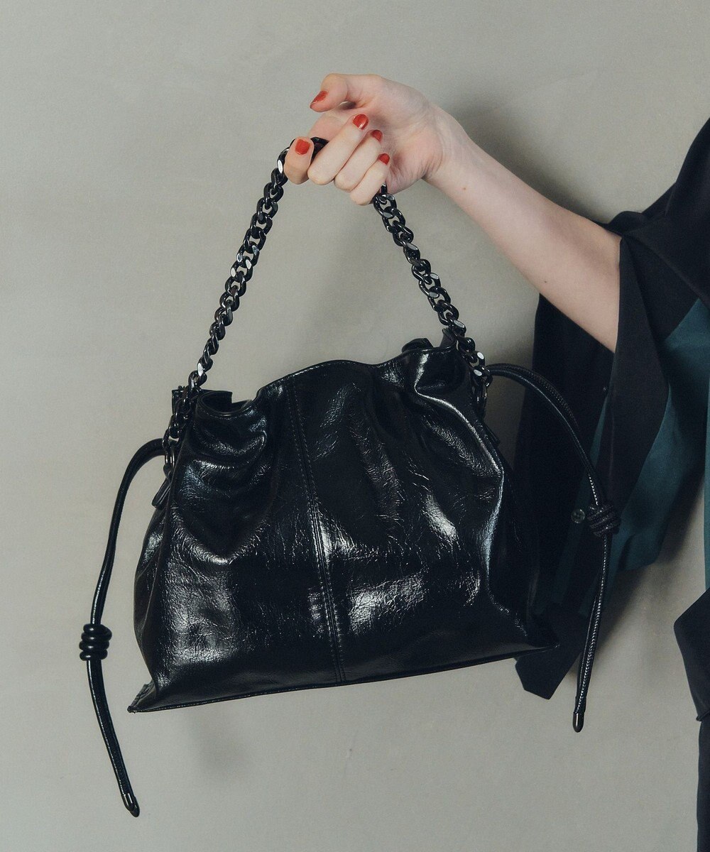 YECCA VECCA 2wayチェーンギャザーバッグ 