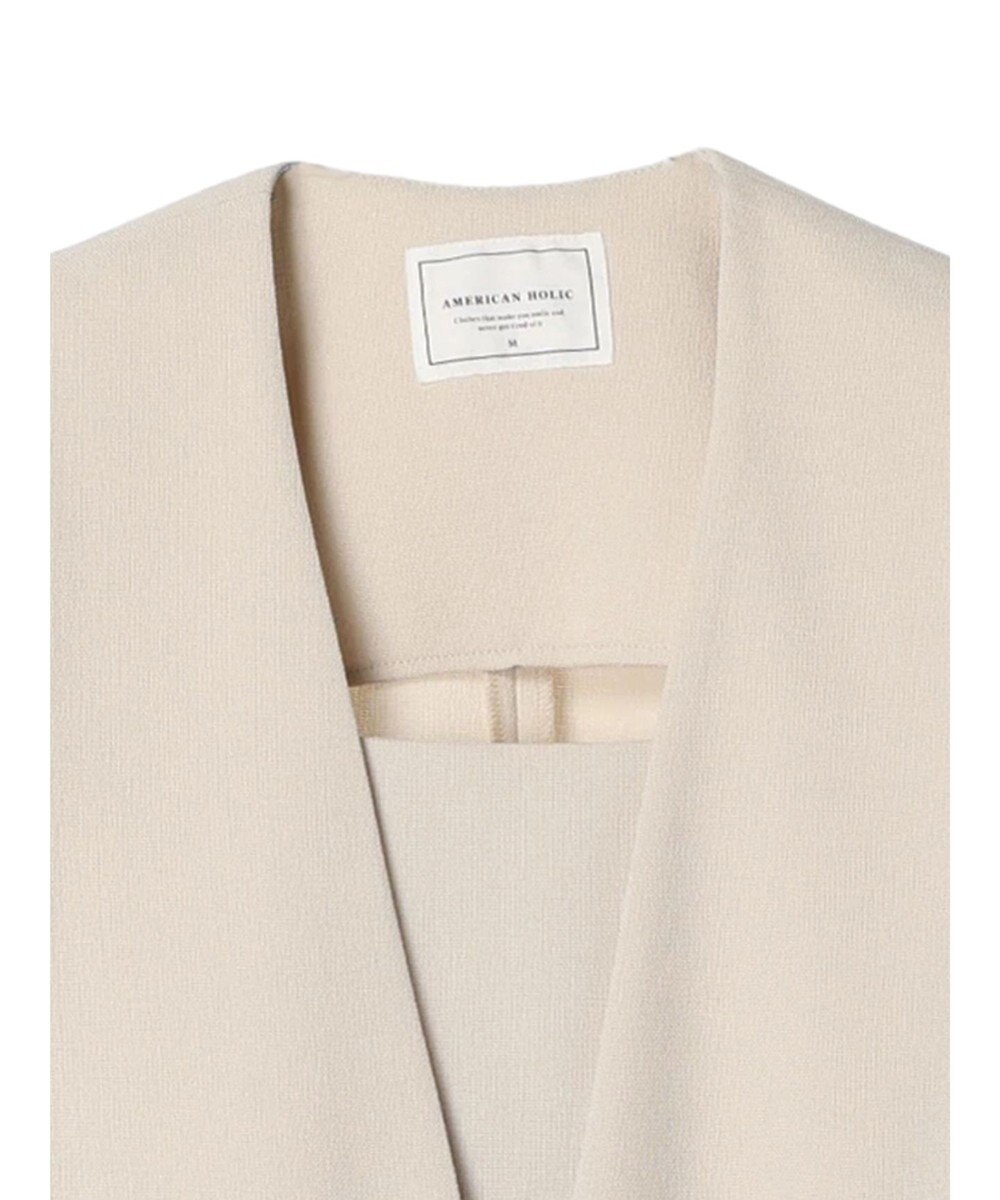 AMERICAN HOLIC ＳＥＴ　イージーケアジレベスト＋Ｉラインワンピース 