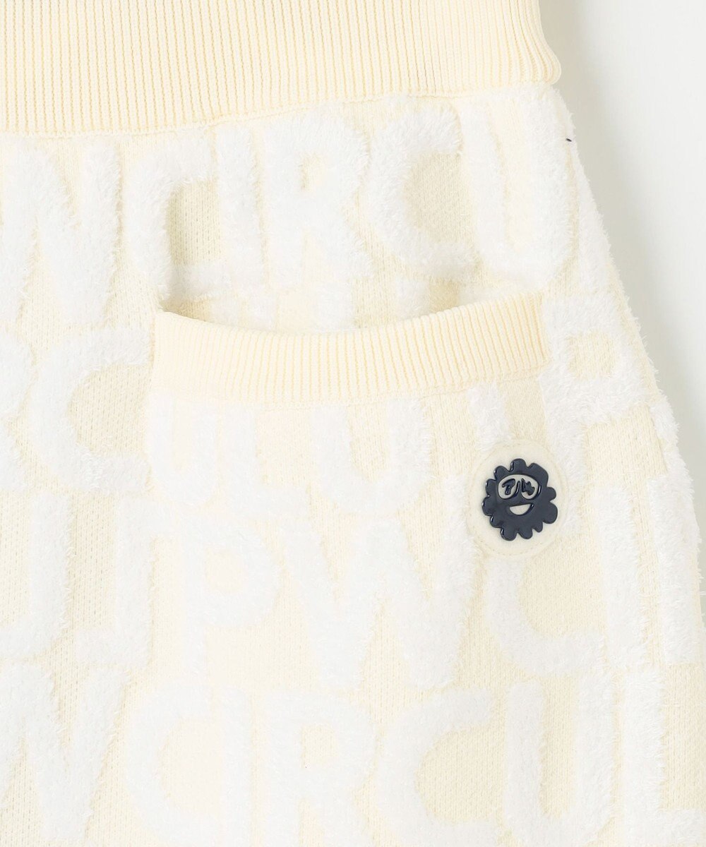 PW CIRCULUS 【WOMEN】【防風/蓄熱】総ロゴ ニット スカート 