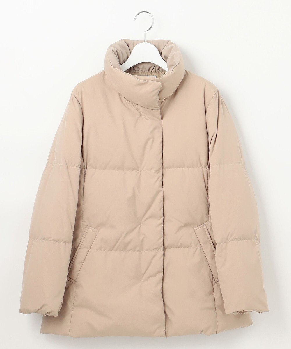 J.PRESS LADIES L 【洗える】ブラッシュドマルチポリ ショート ダウンコート 