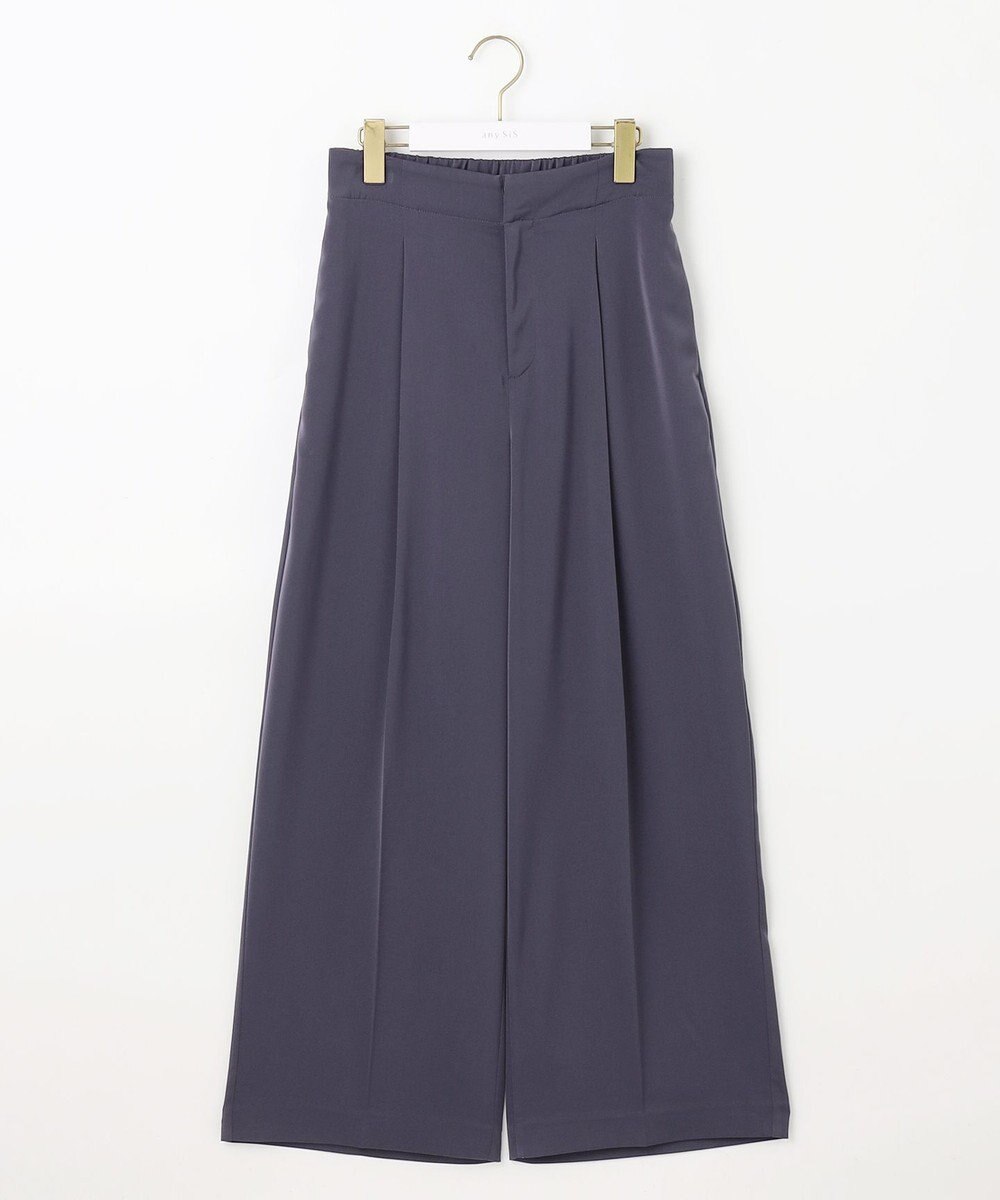 ANY SIS 【洗える】ティアードトップス×ワイドパンツSET 