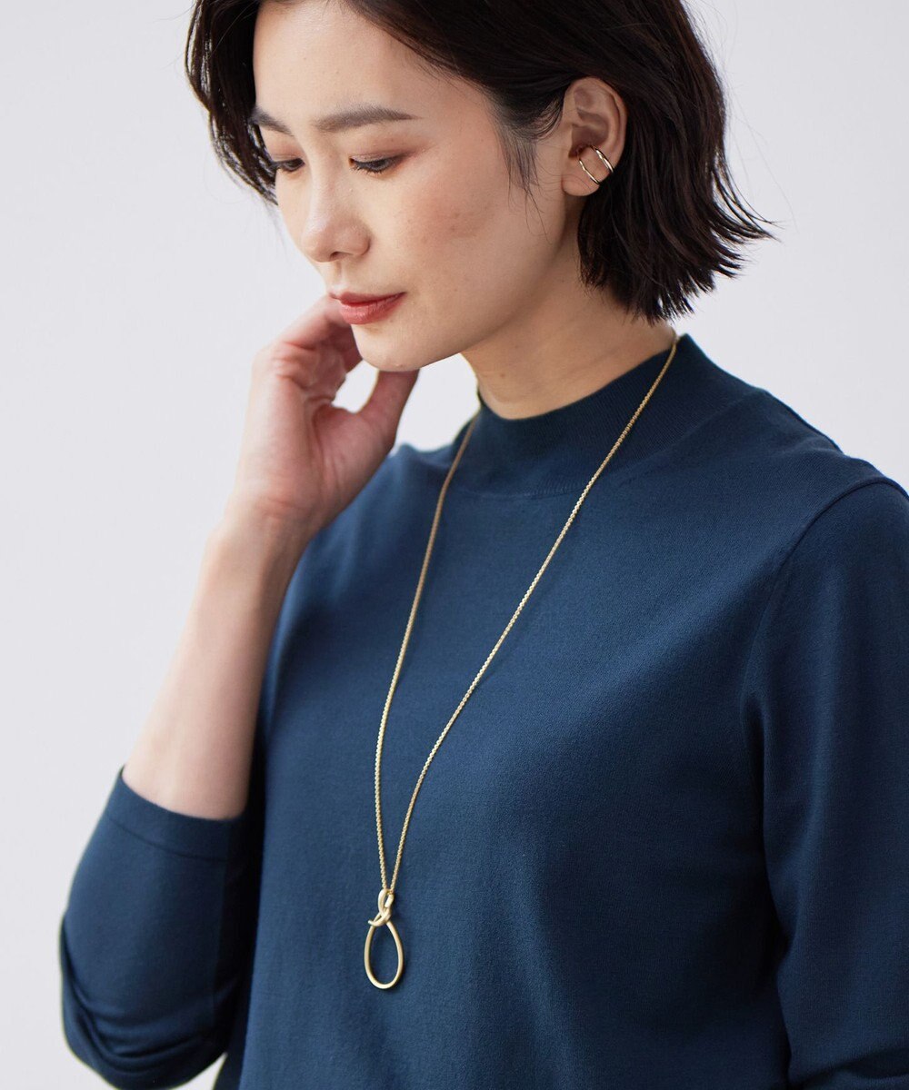 J.PRESS LADIES ドロップ カーブ ネックレス 