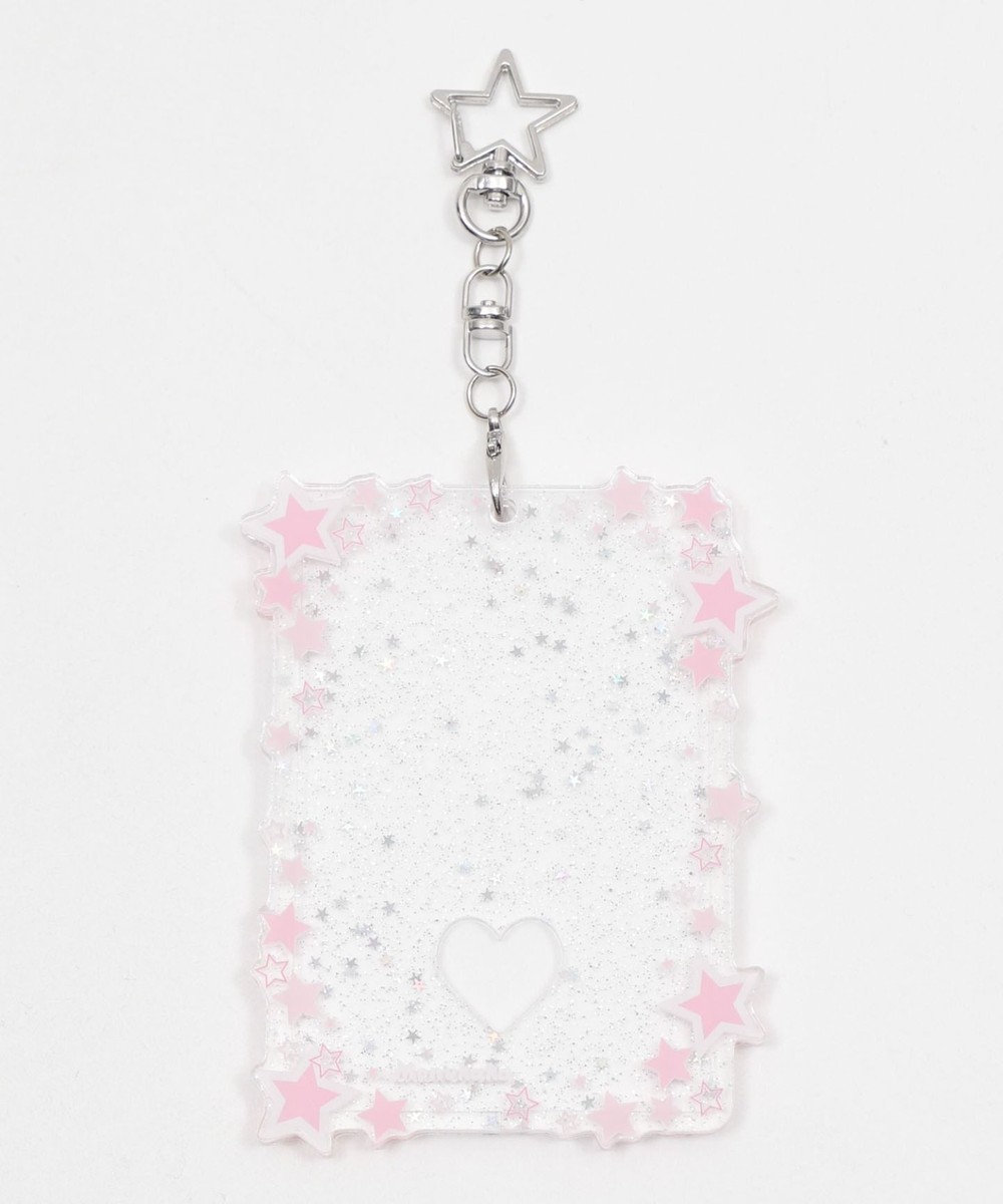 WEGO 【痛バ＆推し活】キラキラスターカードホルダーキーホルダー 