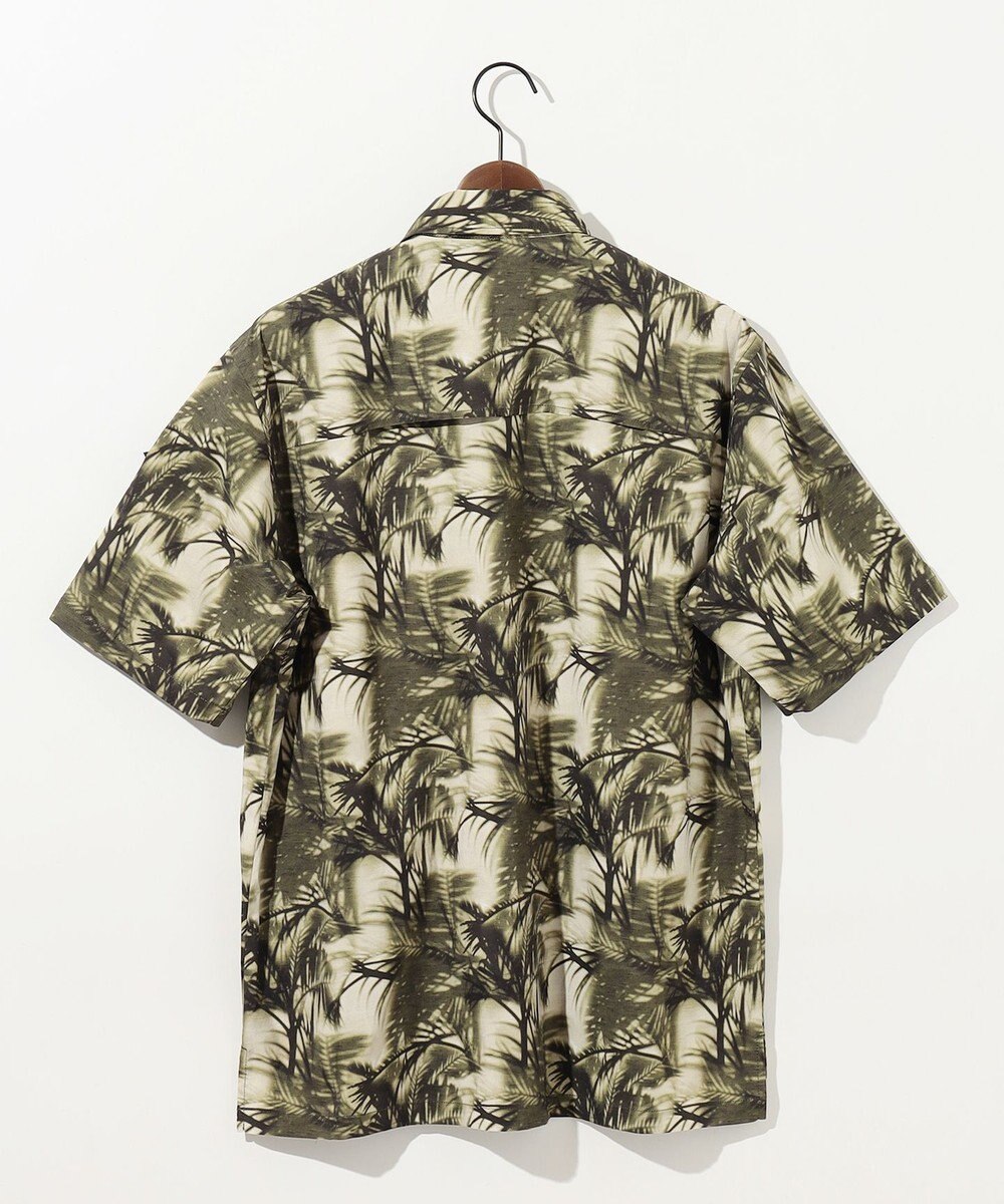 JOSEPH ABBOUD MOUNTAIN 【イタリア素材/軽量/撥水/ストレッチ】X-WAVEヤシパターン シャツ 