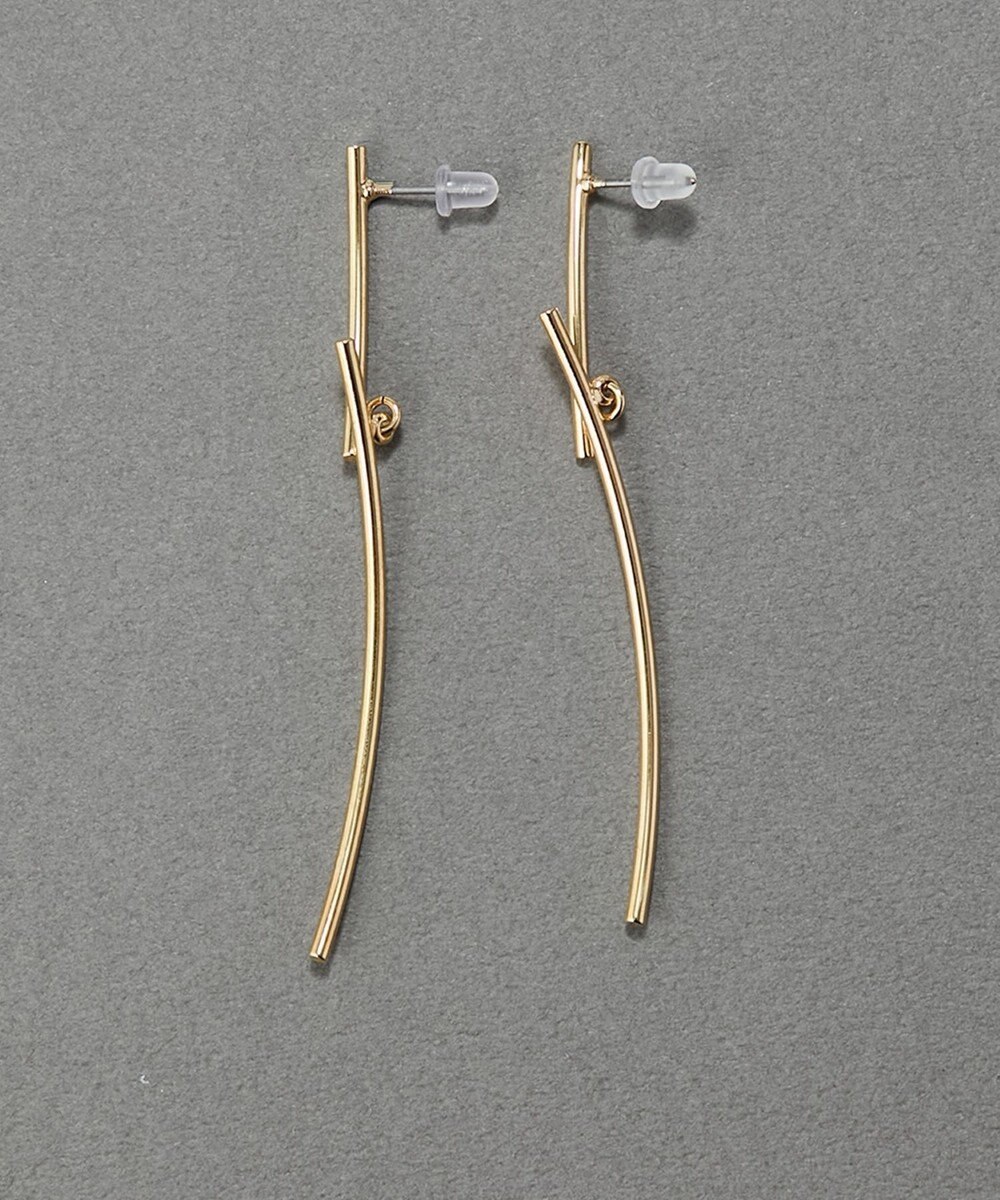 Phoebe 【金属アレルギー対応】フロウスティックピアス　ゴールド 