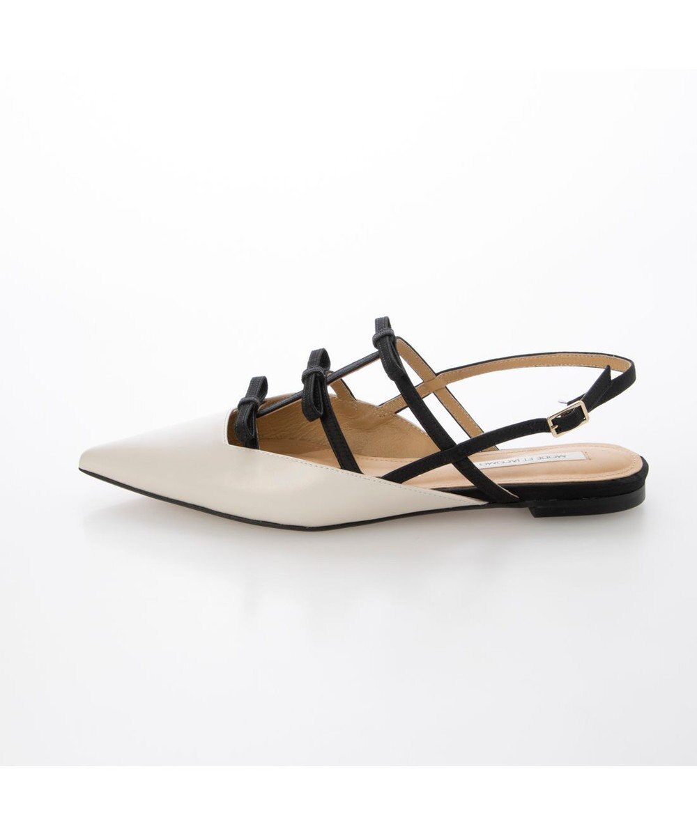 MODE ET JACOMO <MODE ET JACOMO>リボンフラットバックベルトパンプス 