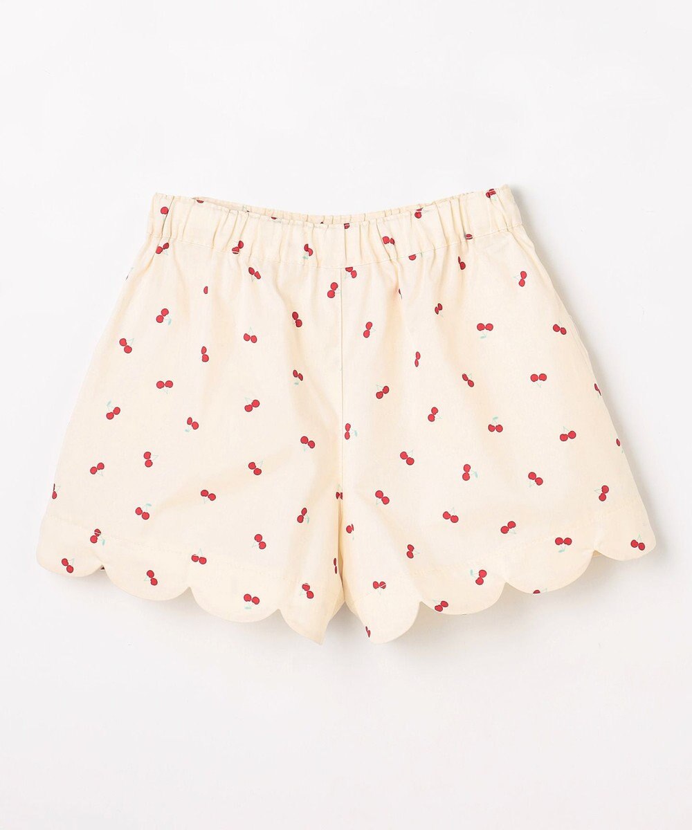 ANY KIDS 【洗濯機可能】スカラップショートパンツ 