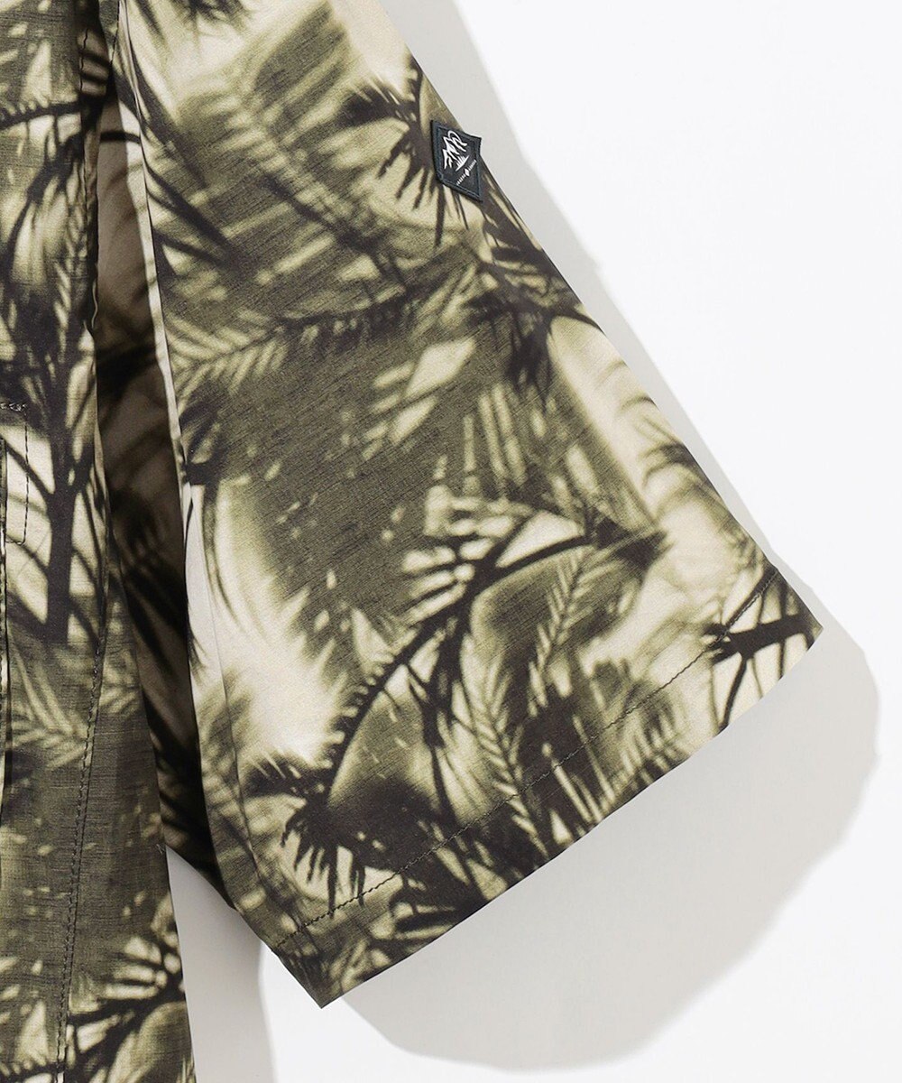 JOSEPH ABBOUD MOUNTAIN 【イタリア素材/軽量/撥水/ストレッチ】X-WAVEヤシパターン シャツ 