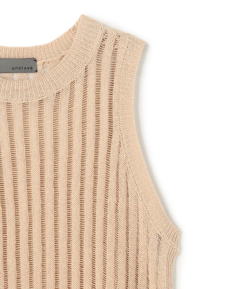 uncrave ラミーリネンニット タンクトップ 