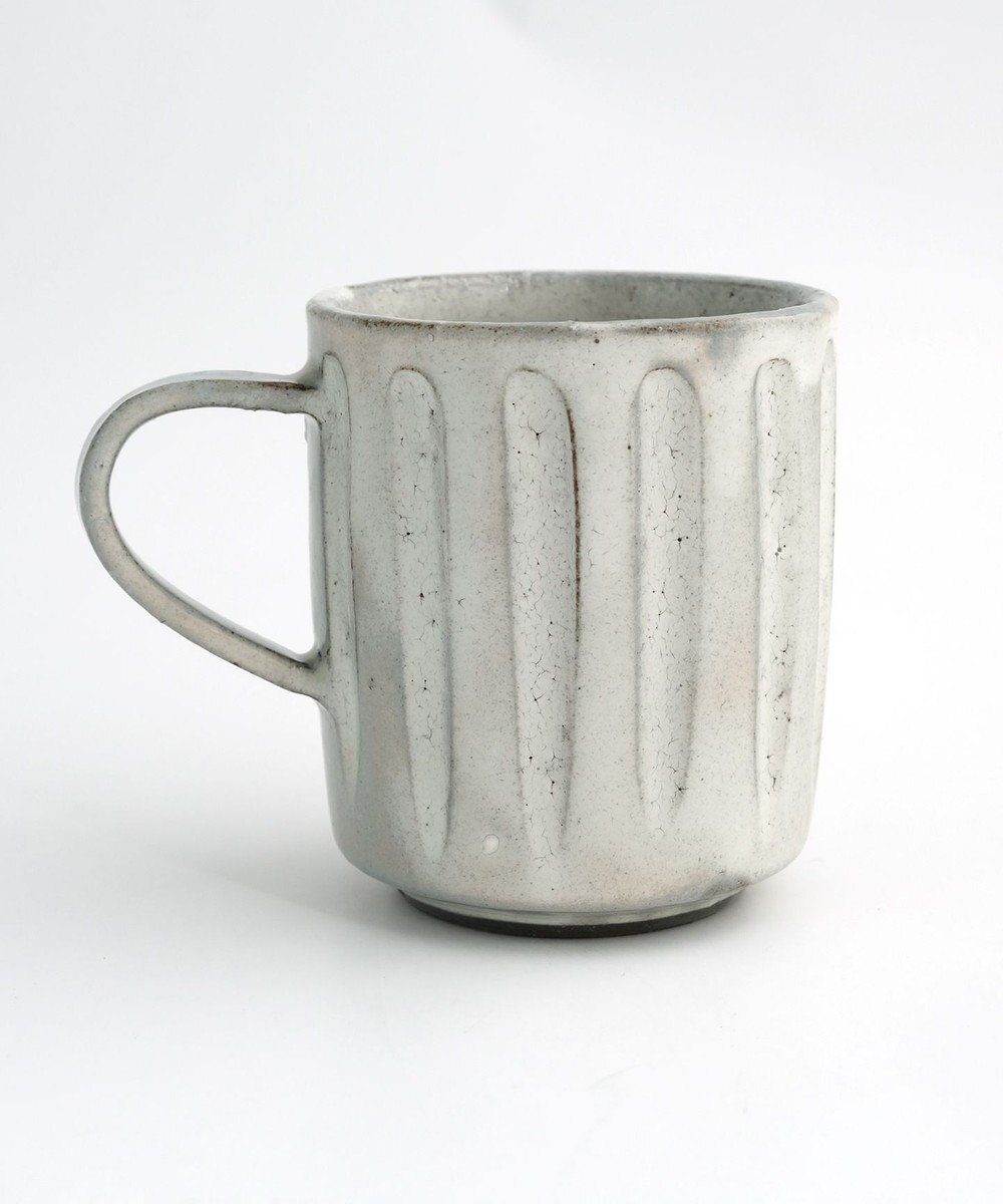 たち吉 【たち吉】粉引彫文マグ〈１個〉美濃焼 