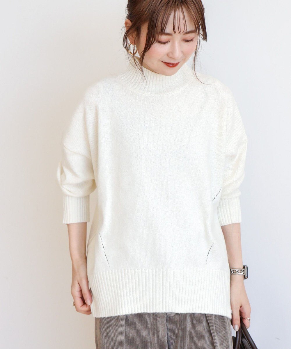 AMERICAN HOLIC モックネックコクーンニットプルオーバー 