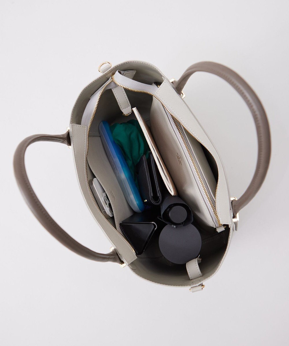 J.PRESS LADIES 【2点セット・A4サイズ収納可】MULTIトートバッグ 