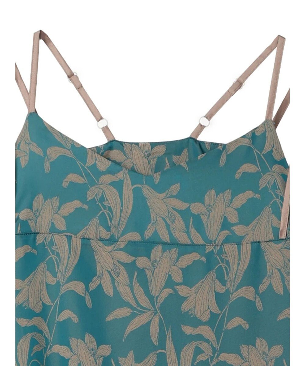 Green Parks ウ゛ィンテージフラワージャガードキャミワンピース 