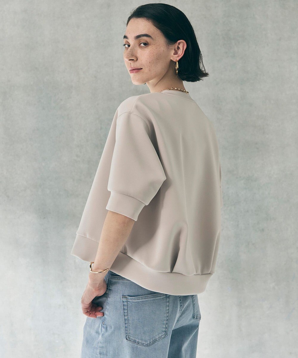 UNFILO BEAUTY FORM JERSEY light スナップカーディガン 