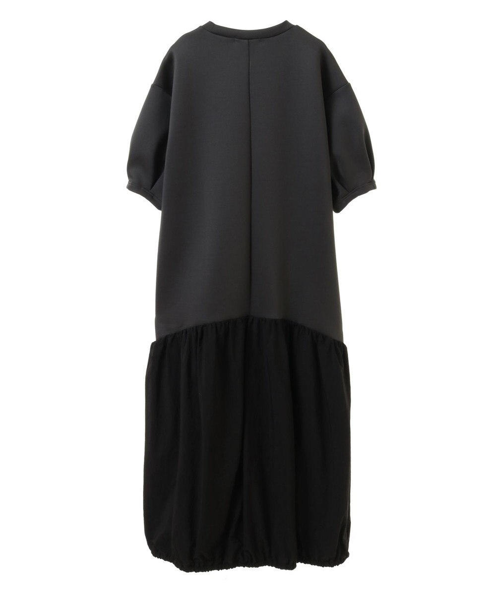 Green Parks ａ．異素材切り替えバルーンワンピース 