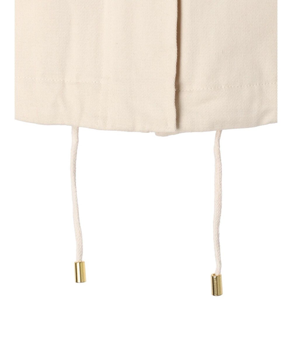 earth music&ecology パーカー付きミリタリーブルゾン 