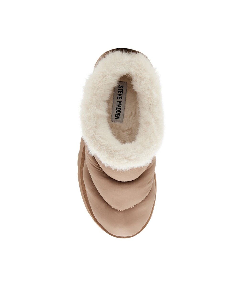 STEVE MADDEN FIRE PLACE 厚底キルティングファーシューズ 