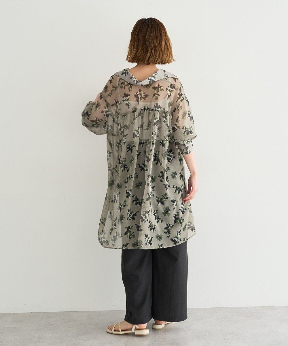 YECCA VECCA 【UVカット】サラサライージーワイドパンツ 