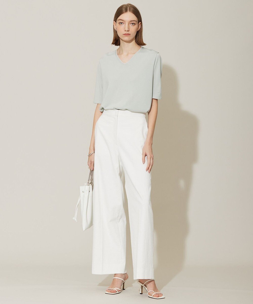 ICB L 【UVカット・吸水速乾・接触冷感・洗える】シェルタリングドライオックス ワイドパンツ 