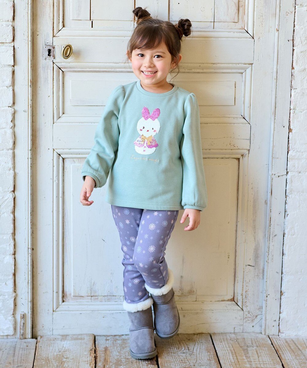 ANY KIDS 7days裏シャギー総柄パンツ 