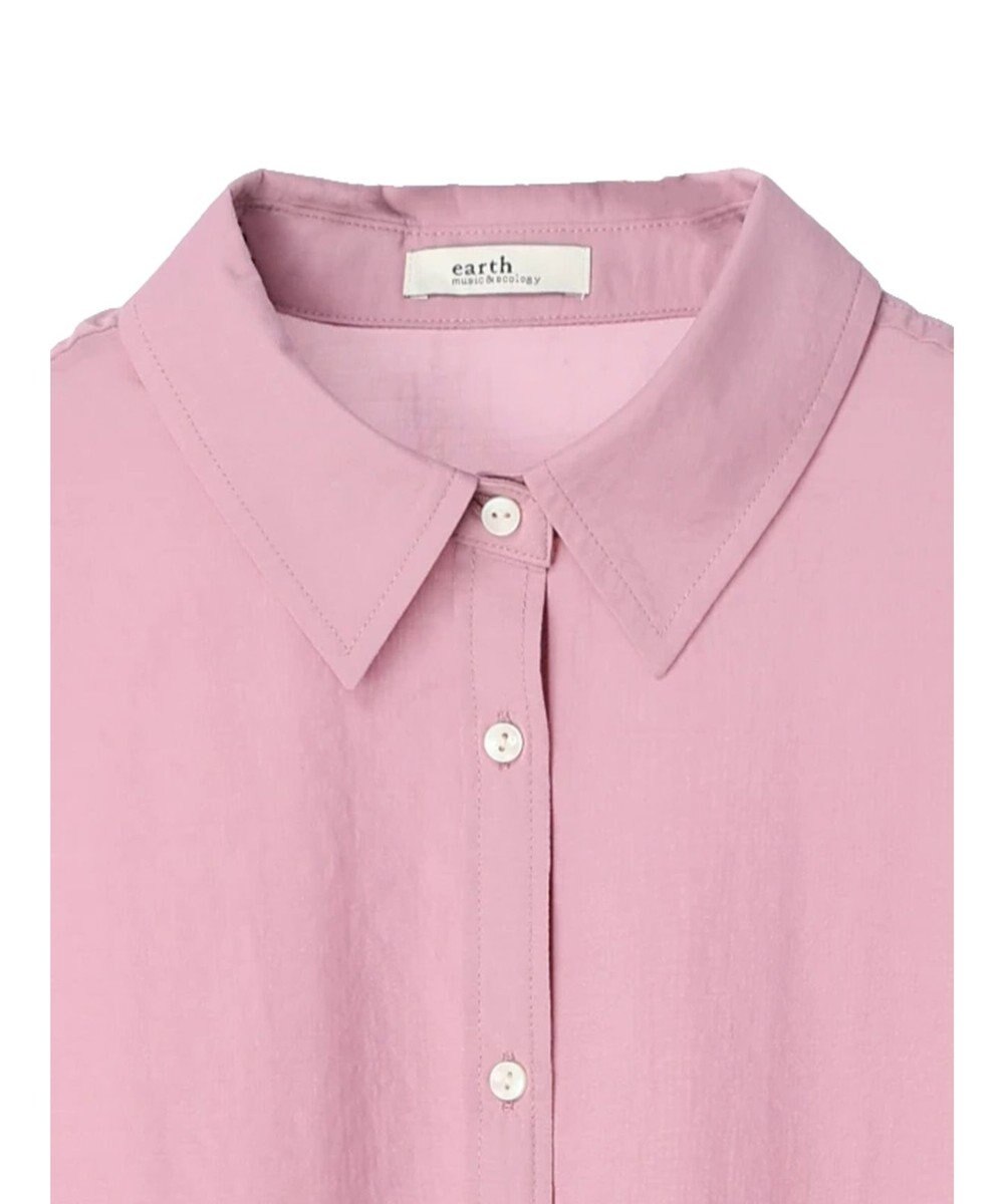 earth music&ecology シアーボーイズライクシャツ 