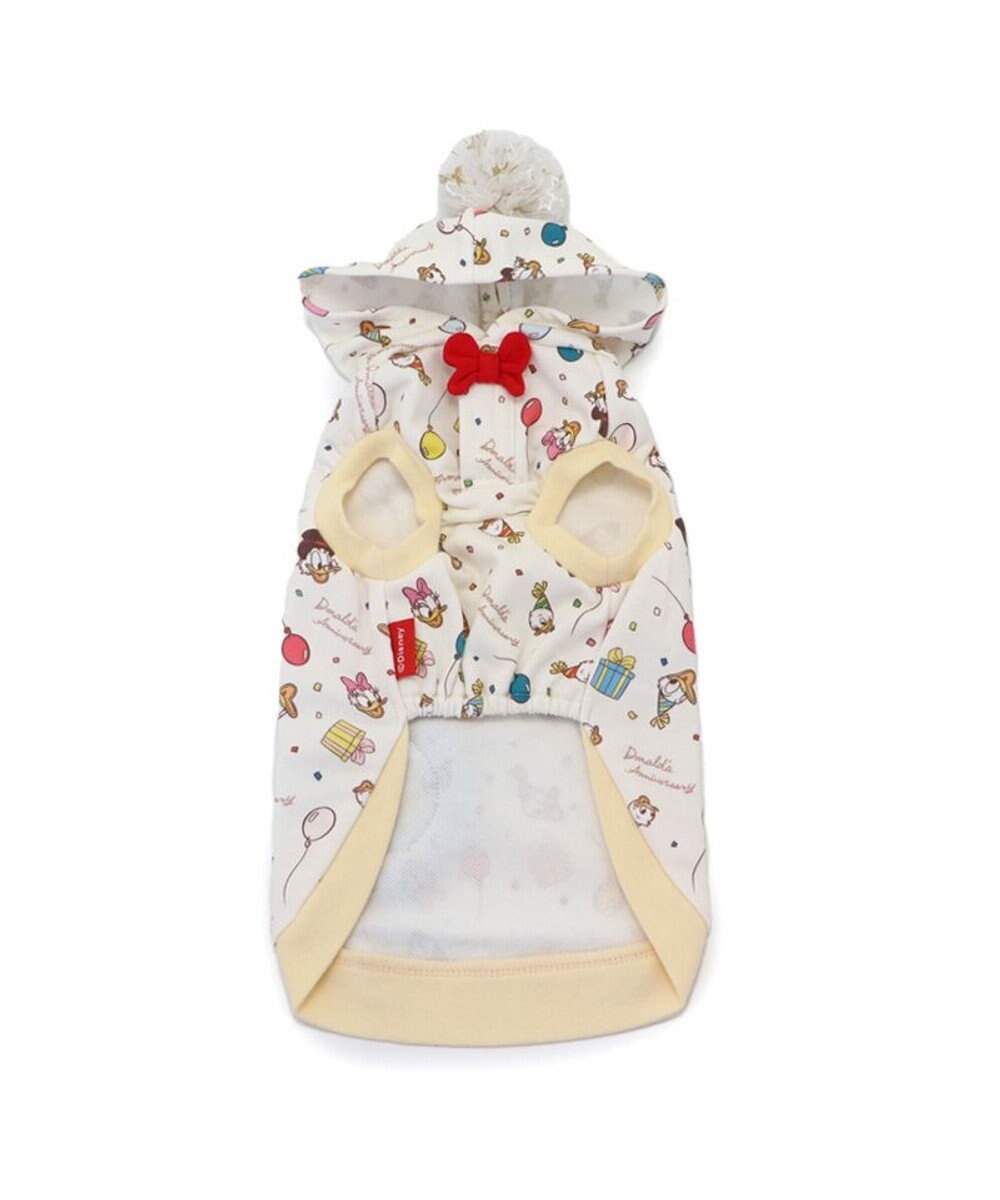 PET PARADISE ディズニー ドナルドダック 90周年 パーカー 《パーティ柄》 小型犬 