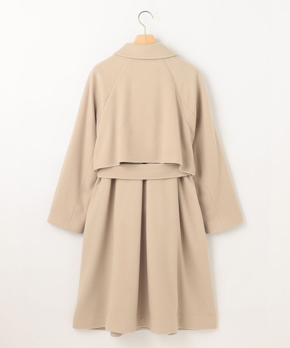 組曲 L ライトビーバー トレンチライク ロングコート 