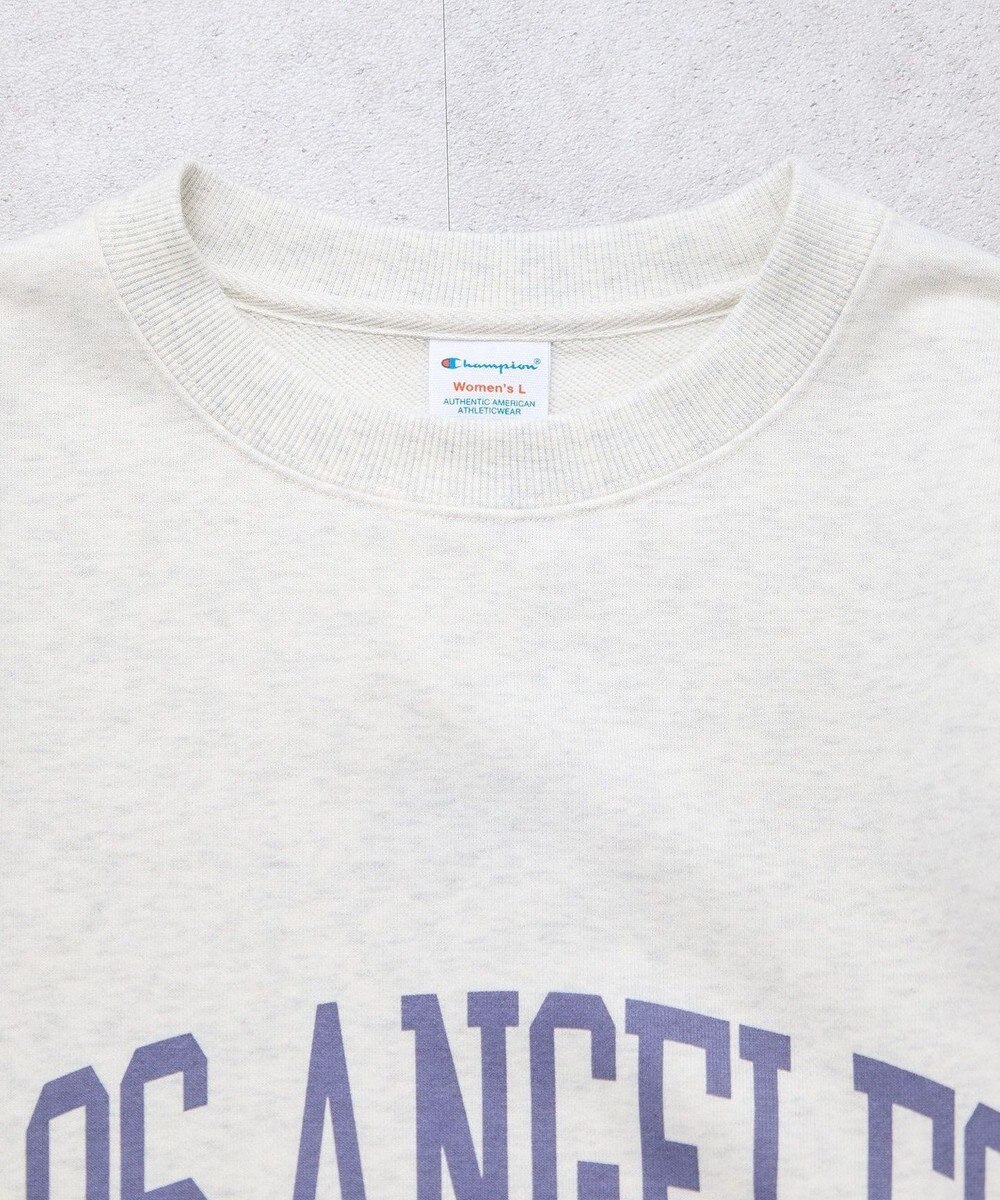 earth music&ecology チャンピオン　ｅｍａｅプリント裏毛プルオーバー 