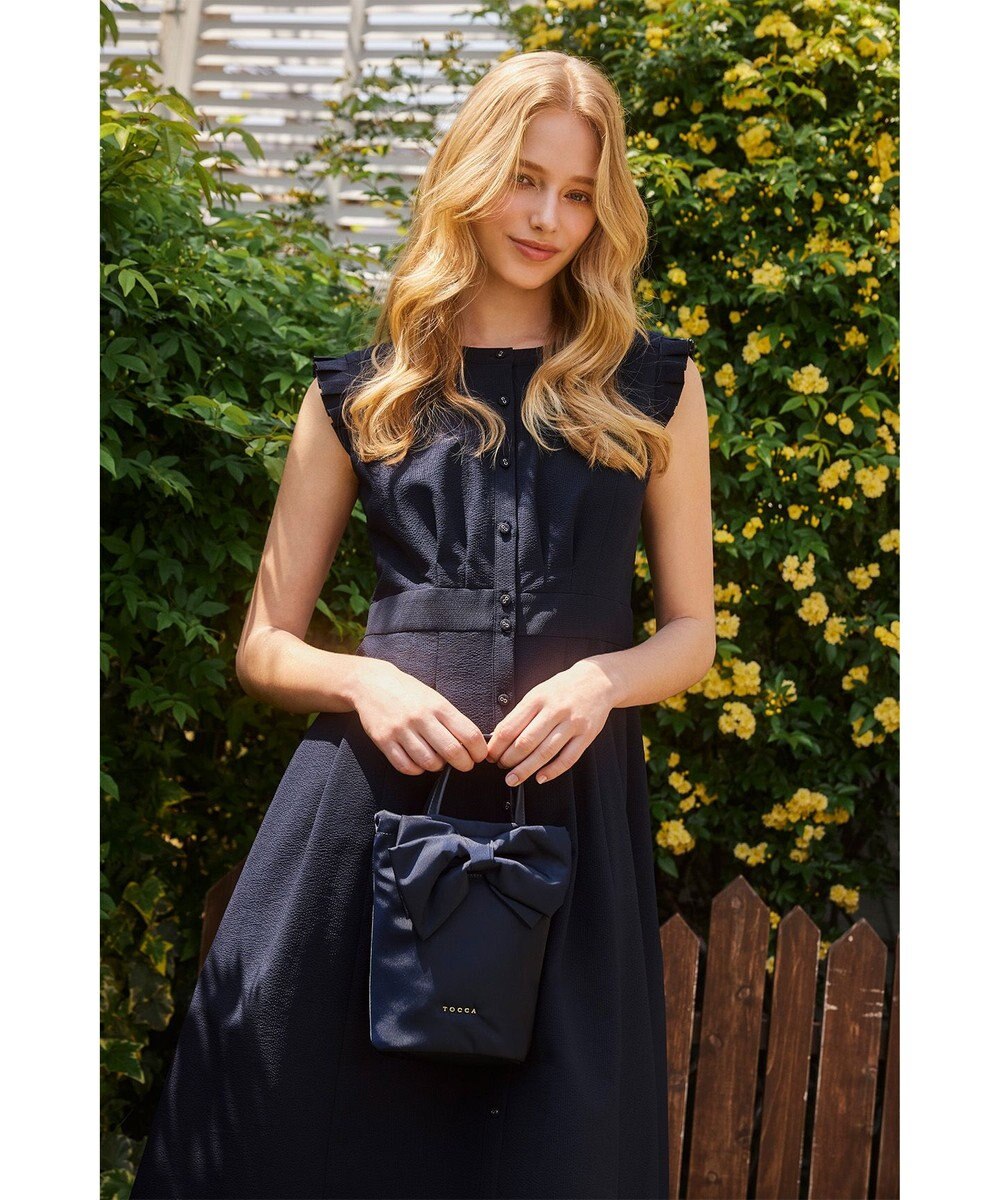 TOCCA 【泉里香さん着用】RIBBON KNOT NYLON MULTI BAG ナイロンマルチバッグ 