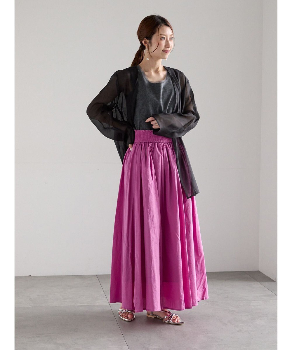 Te chichi シアーノーカラーシャツ 